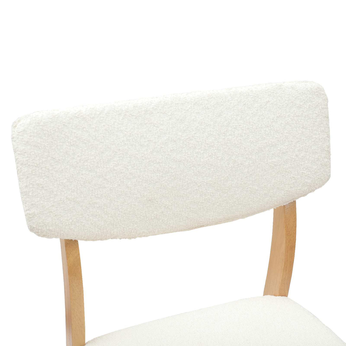 Spisestoler 2 Pcs Naturlig 48 X 49 X 95 Cm Solid Gummitre