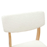 Spisestoler 2 Pcs Naturlig 48 X 49 X 95 Cm Solid Gummitre