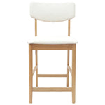 Spisestoler 2 Pcs Naturlig 48 X 49 X 95 Cm Solid Gummitre