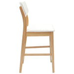 Spisestoler 2 Pcs Naturlig 48 X 49 X 95 Cm Solid Gummitre