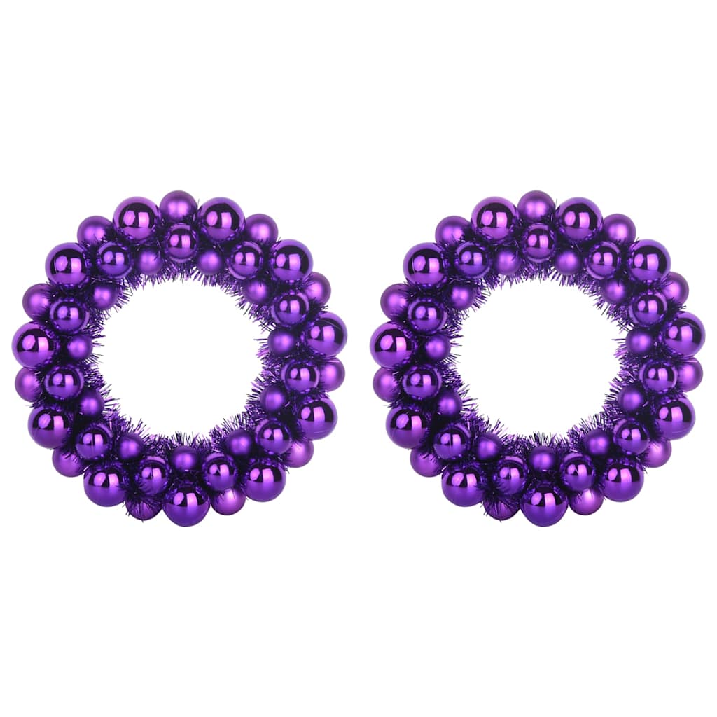 Julekulen Kransene 2 Pcs Syrin 33 X 33 X 7 Cm Polystyren