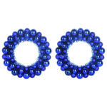 Julekulen Kransene 2 Pcs Blå 33 X 33 X 7 Cm Polystyren