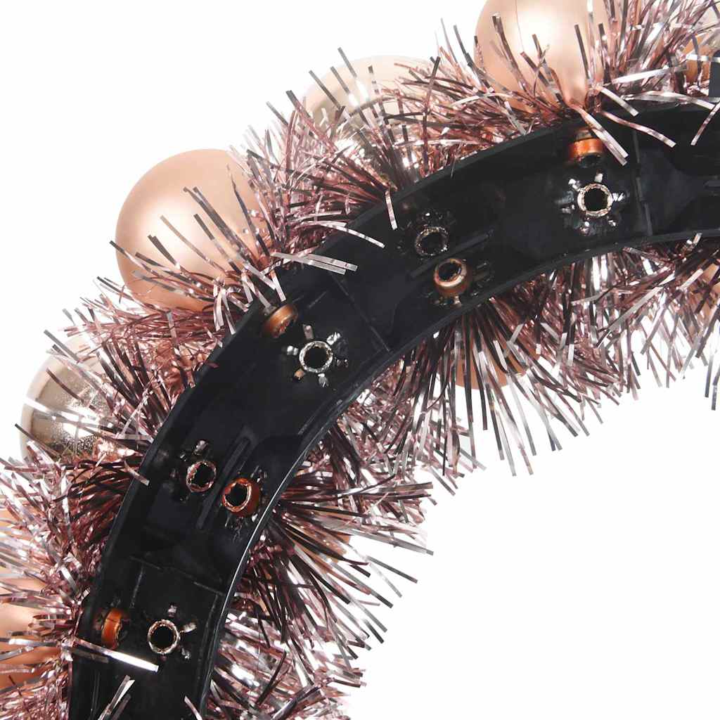 Julekulen Kransene 2 Pcs Rosegull 33 X 33 X 7 Cm Polystyren