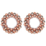 Julekulen Kransene 2 Pcs Rosegull 33 X 33 X 7 Cm Polystyren