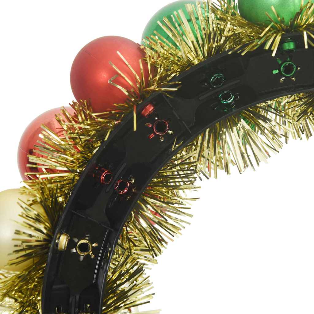 Julekulen Kransene 2 Pcs Flerfarget 33 X 33 X 7 Cm Polystyren