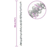 Julekulenisse Sølv 186 Cm Polystyren