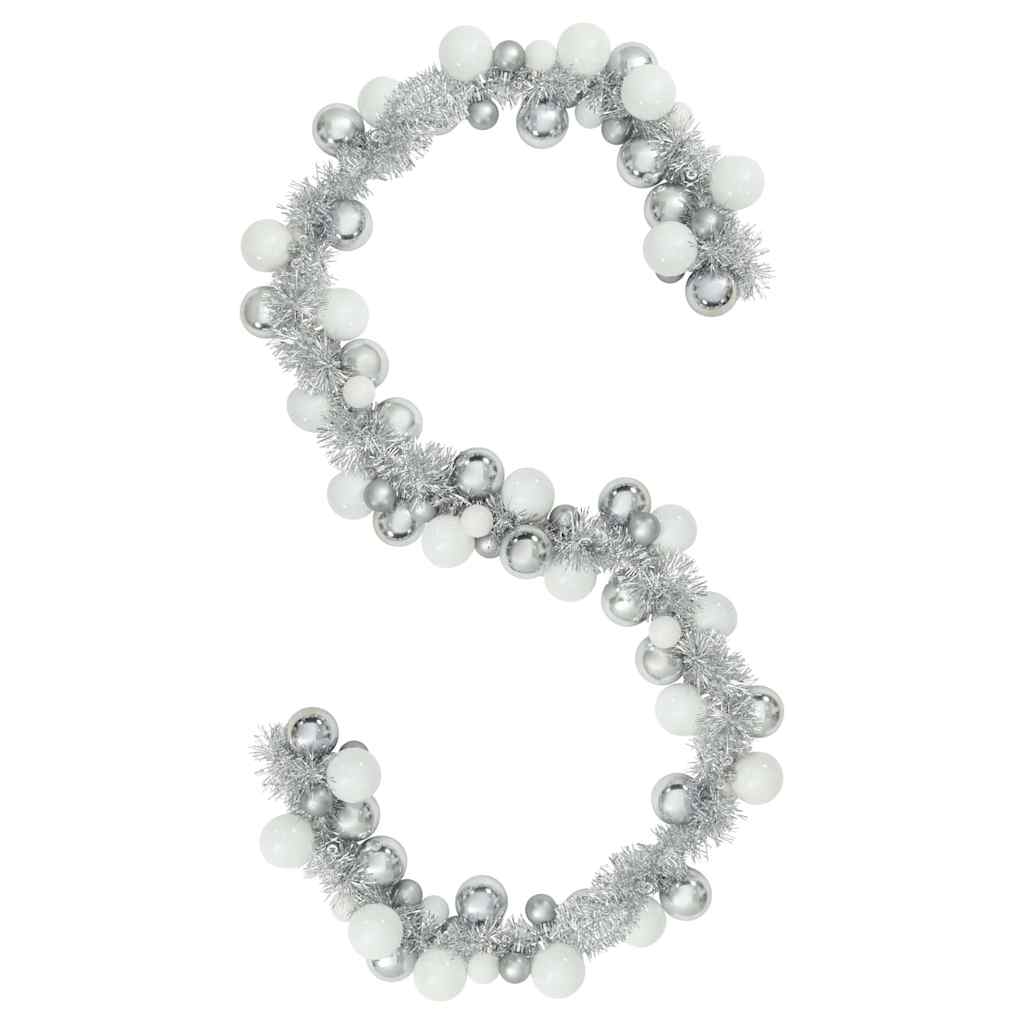 Julekulenisse Hvit Og Sølv 186 Cm Polystyren