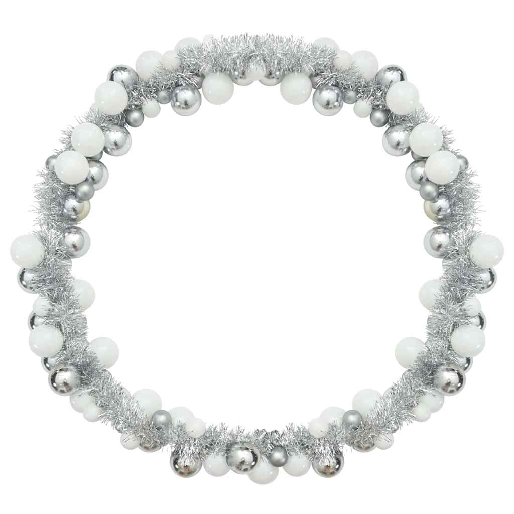 Julekulenisse Hvit Og Sølv 186 Cm Polystyren