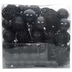 Julekule Sett Med 300 Led 120 Pcs Svart Plast