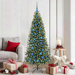 Julekule Sett Med 300 Led 120 Pcs Blå Plast