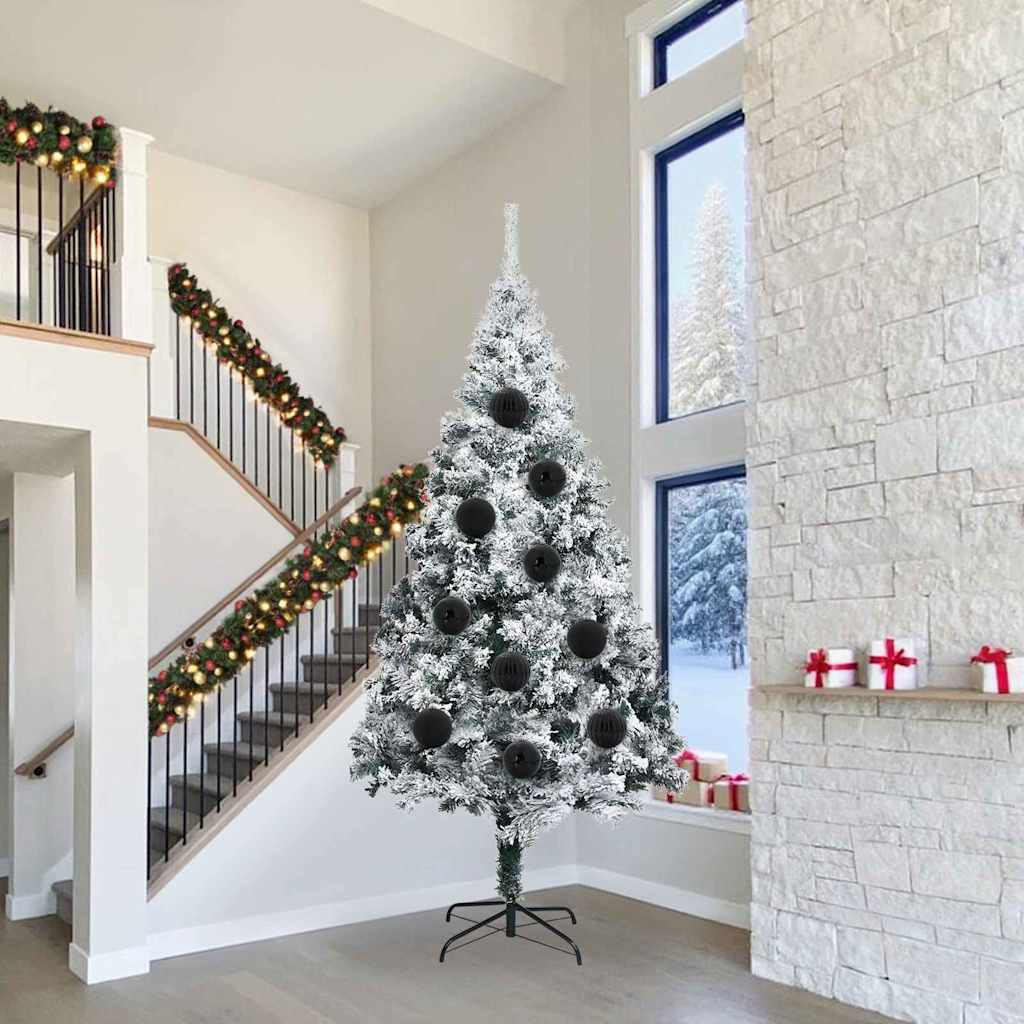 Julekule Sett 4 Pcs Svart Xxl