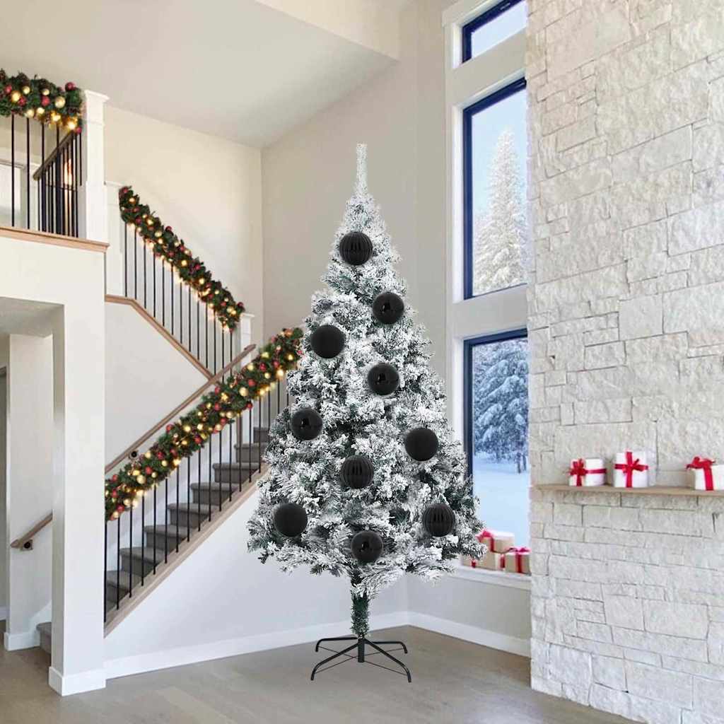 Julekule Sett 3 Pcs Svart Plast