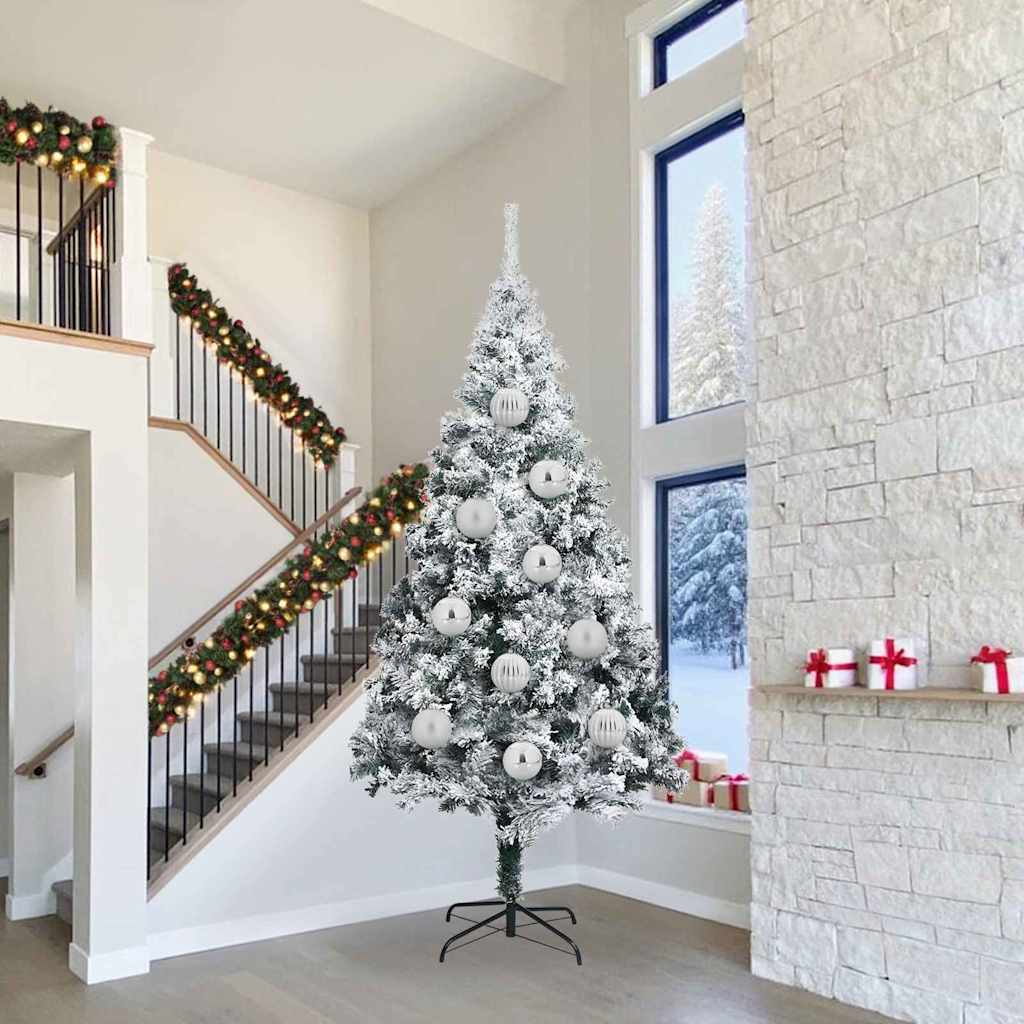 Julekule Sett 4 Pcs Sølv Xxl