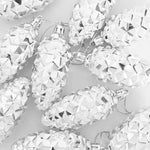 Julefuru Kongleball 40 Pcs Sølv