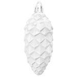 Julefuru Kongleball 40 Pcs Hvit