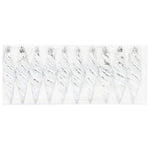 Jule Spiralformet Kule 40 Pcs Sølv