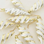 Jule Spiralformet Kule 40 Pcs Gull Plast