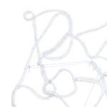 Julepynt Med 1224 Led Flerfarget 69 X 79 Cm Pvc