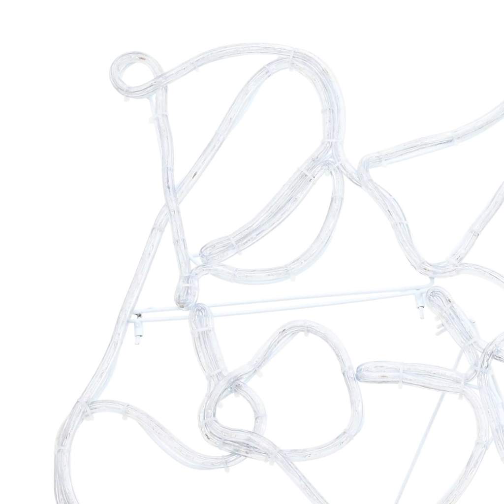 Julepynt Med 1224 Led Flerfarget 69 X 79 Cm Pvc