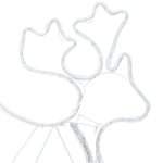 Julepynt Med 1224 Led Flerfarget 69 X 79 Cm Pvc