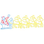 Julepynt Med 1224 Led Flerfarget 69 X 79 Cm Pvc