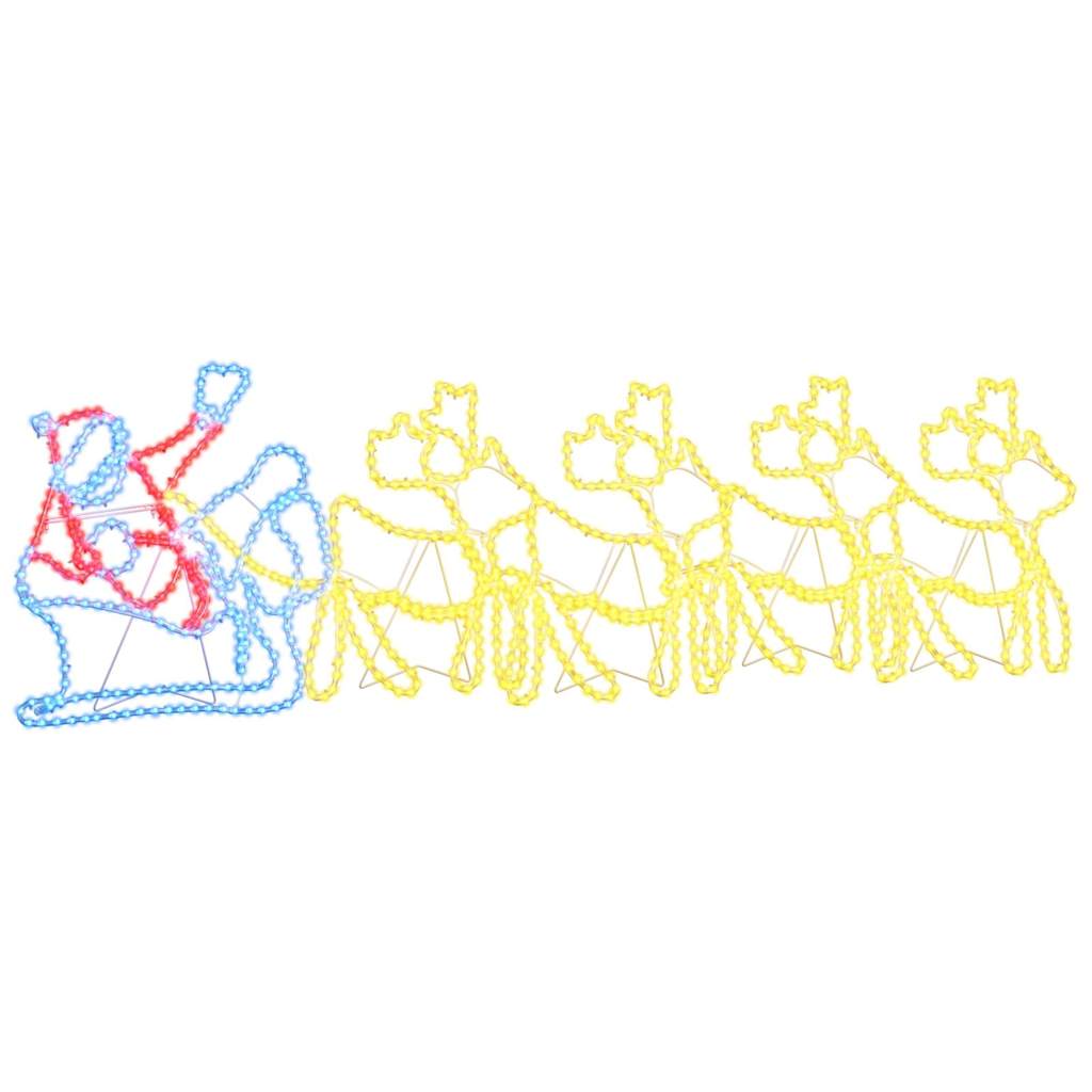 Julepynt Med 1224 Led Flerfarget 69 X 79 Cm Pvc