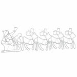 Julepynt Med 1224 Led Flerfarget 69 X 79 Cm Pvc