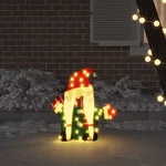 Opplyst Gnom Med 60 Led Varmhvit 71 X 64 Cm Glitterstoff