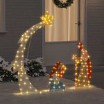 Julekrippe Scene Varmhvit 149 X32 X 127.5 Cm Polyester