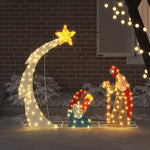 Julekrippe Scene Varmhvit 149 X32 X 127.5 Cm Polyester