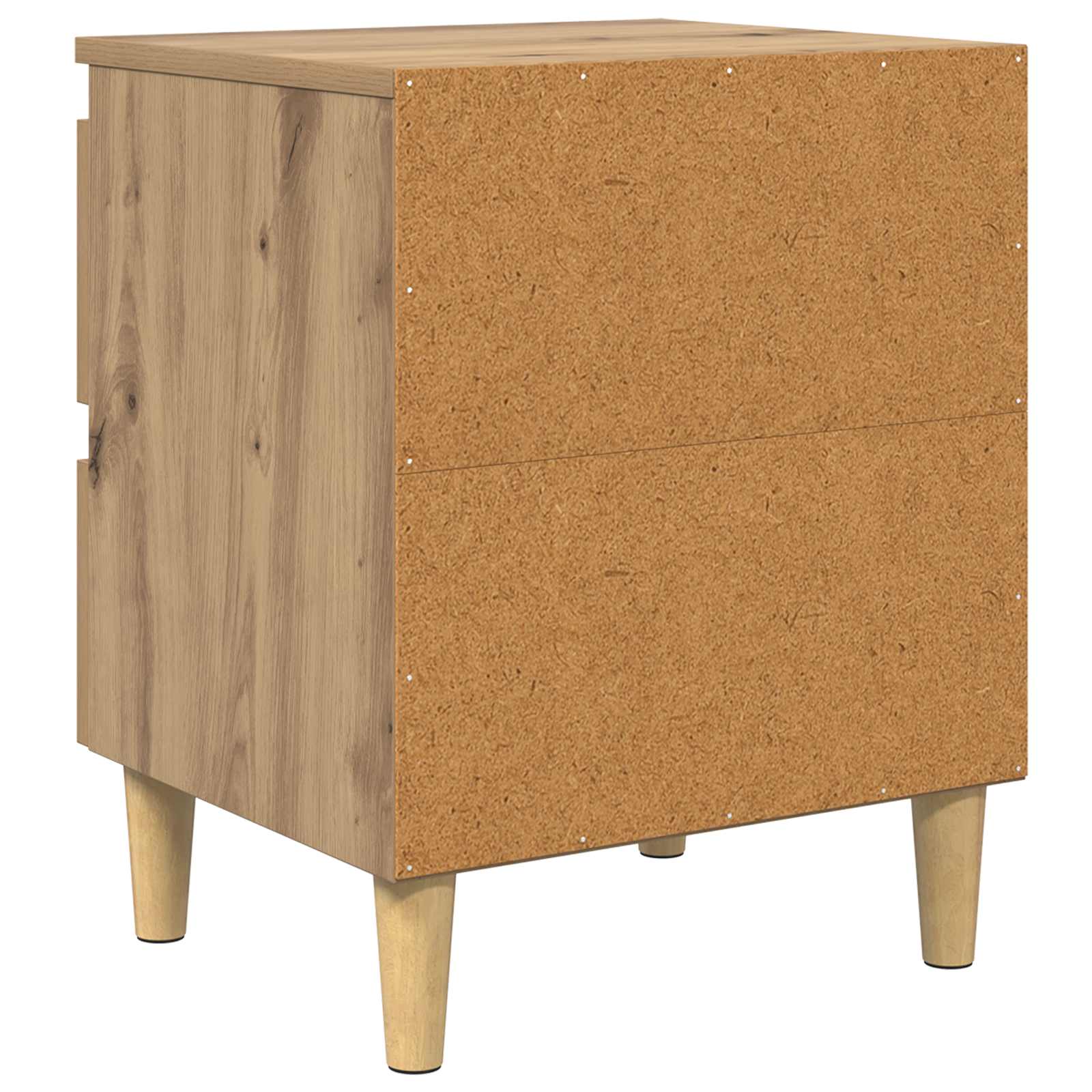 Sengeskap Med Skuff Artisan Eik 40 X 35 X 50 Cm Konstruert Tre