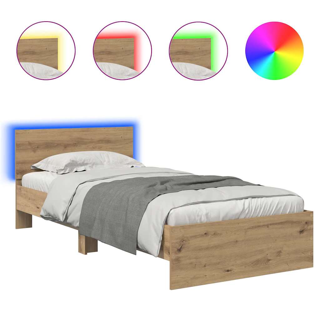 Sengestamme Artisan Eik 90 X 200 Cm Konstruert Tre