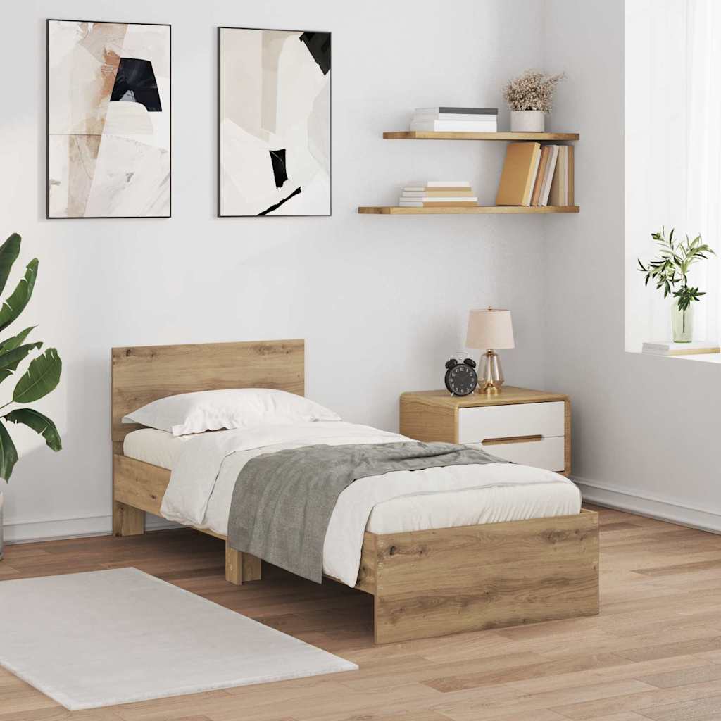Sengestamme Artisan Eik 75 X 190 Cm Konstruert Tre