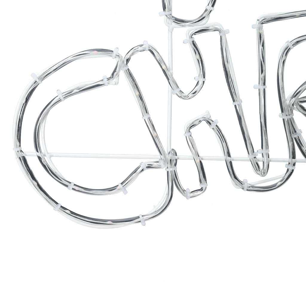 Jule Skilt Med 240 Led Flerfarget 100 X 50 Cm Pvc