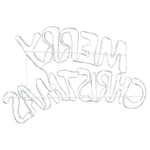 Jule Skilt Med 240 Led Flerfarget 100 X 50 Cm Pvc