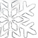 Jule Snøfnugg Med 156 Led Blå 55,5 X 55,5 X 0,75 Cm Pvc