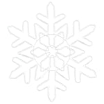 Jule Snøfnugg Med 156 Led Blå 55,5 X 55,5 X 0,75 Cm Pvc