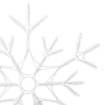 Jule Snøfnugg Med 180 Led Varmhvit 56 X 49 X 0.7 Cm Pvc