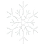 Jule Snøfnugg Med 180 Led Varmhvit 56 X 49 X 0.7 Cm Pvc