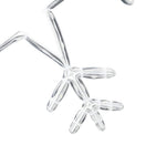 Jule Snøfnugg Med 252 Led Varmhvit 45 X 38 Cm Pvc