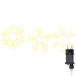 Jule Snøfnugg Med 252 Led Varmhvit 45 X 38 Cm Pvc