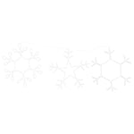 Jule Snøfnugg Med 252 Led Varmhvit 45 X 38 Cm Pvc