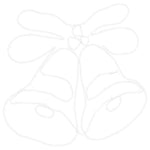 Juleklokke Med 144 Led Flerfarget 56 X 46 Cm Pvc