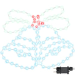 Juleklokke Med 144 Led Flerfarget 56 X 46 Cm Pvc
