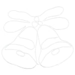 Juleklokke Med 144 Led Flerfarget 56 X 46 Cm Pvc