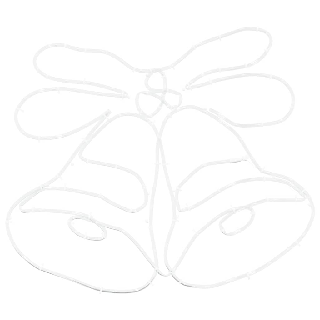 Juleklokke Med 144 Led Flerfarget 56 X 46 Cm Pvc