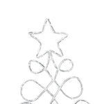 Julekongleformet Lys Med 144 Led Flerfarget 80 X 56 Cm Pvc