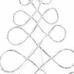 Julekongleformet Lys Med 144 Led Flerfarget 80 X 56 Cm Pvc