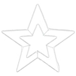 Julefugl Med 72 Led Kald Hvit 51,5 X 50 X 0,65 Cm Jern