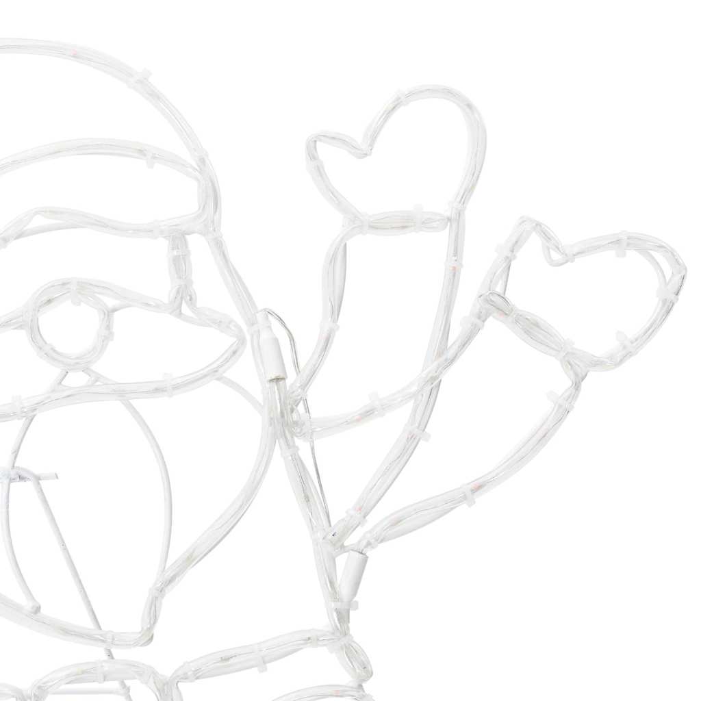 Julemann Lys Med 168 Led Flerfarget 58.5 X 60 X 1.3 Cm Jern